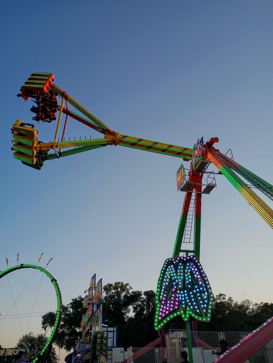 Swinging At The County Fair