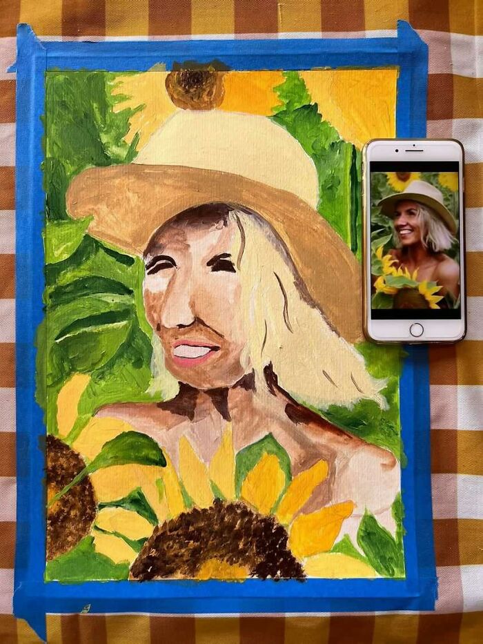 Talented 8-Year-Old's Portrait Of His Aunt Becomes Finalist In Prestigious Art Competition Talented 8-Year-Old's Portrait Of His Aunt Becomes Finalist In Prestigious Art Competition