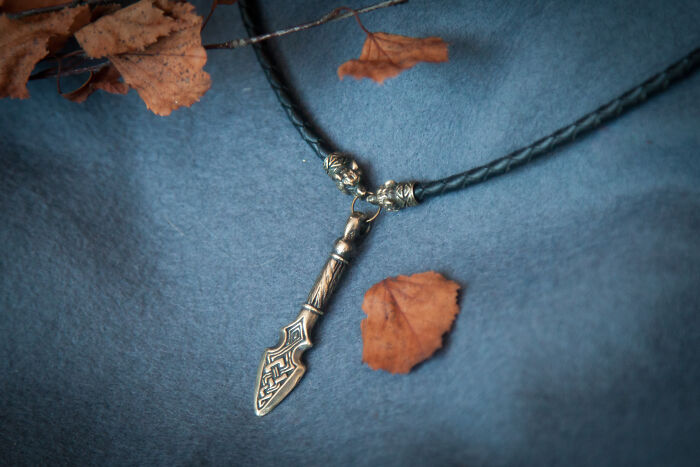 Viking Spear Pendant Made From Solid Bronze