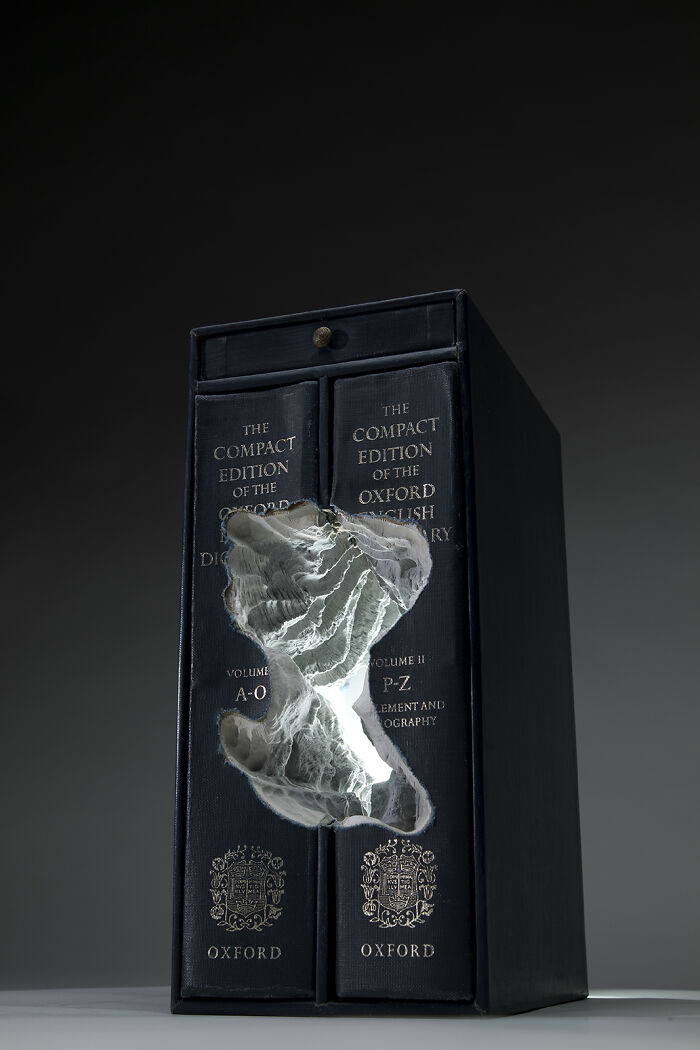 Carved Book Landscapes By Guy Laramee