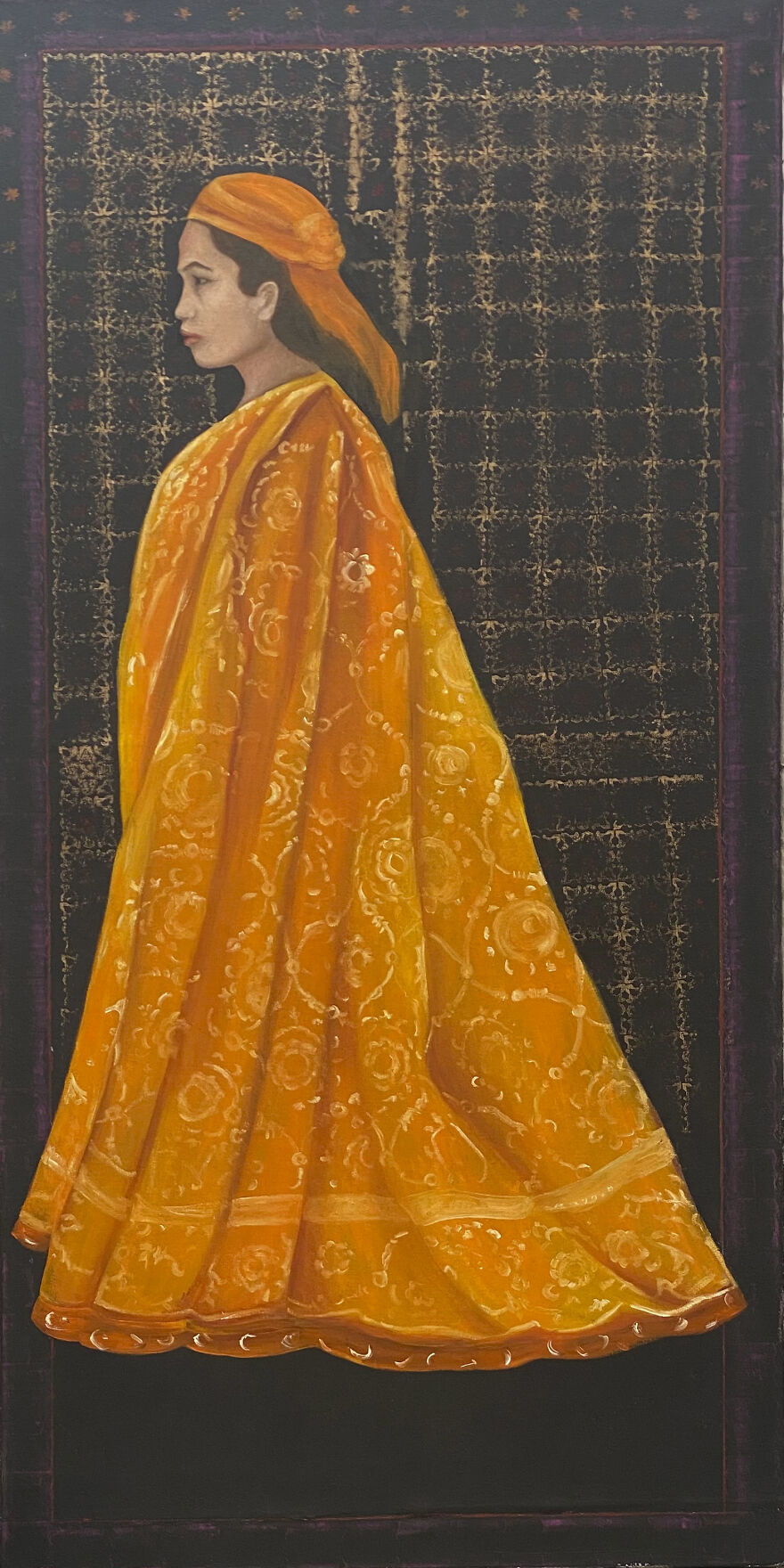 Katherine Bakhoum-Tisné Orange Robe, 2022