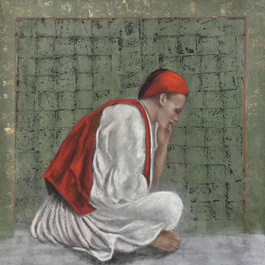 Katherine Bakhoum-Tisné Seated Worshipper, 2022