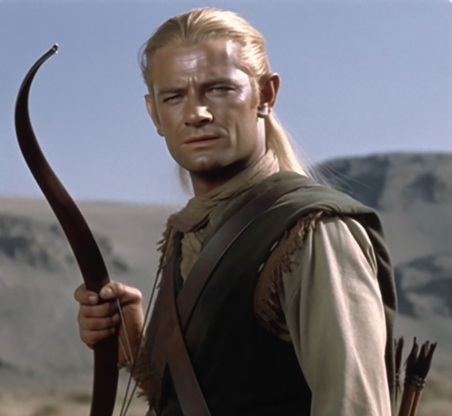 Legolas From The Perspective Of Sergio Leone