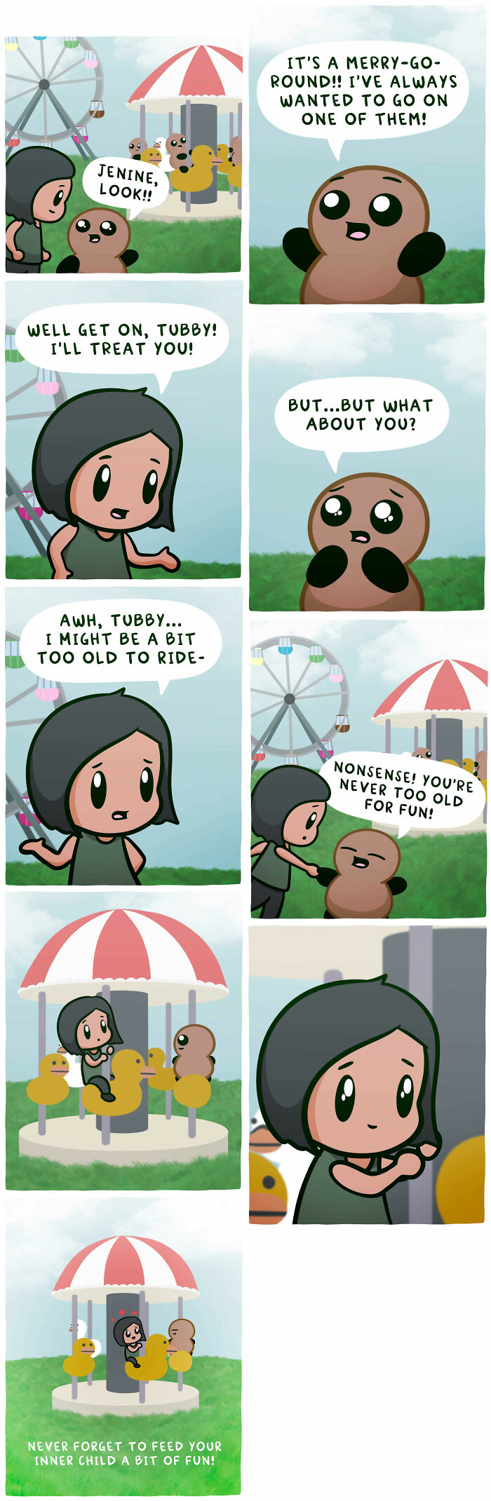 Make Your Day With Tubby Nugget's Unbearably Cute New Comics