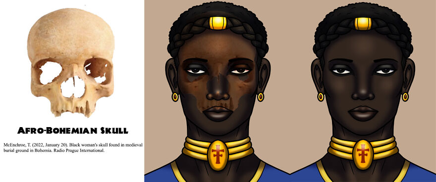 A Woman Of Possible African Descent From Medieval Bohemia In Central Europe, C. The 8th To 9th Centuries Ad