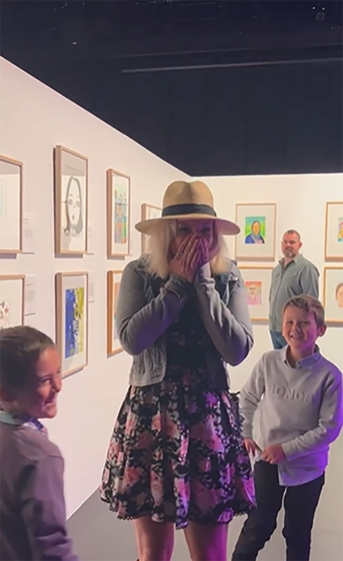 Talented 8-Year-Old's Portrait Of His Aunt Becomes Finalist In Prestigious Art Competition Talented 8-Year-Old's Portrait Of His Aunt Becomes Finalist In Prestigious Art Competition