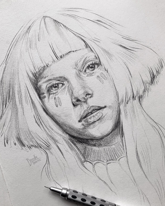 My Self-Taught "Portrait Sketchbooking" Art