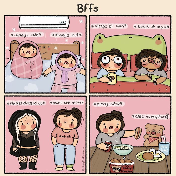New Relatable Comics From The Artist That Perfectly Showcase Common Girls' Issues