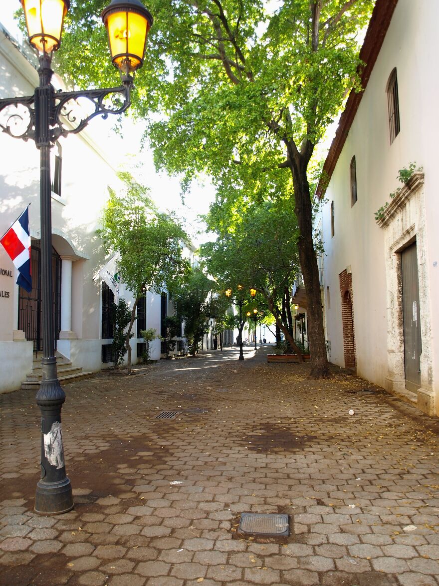 A Quaint Street In La Zona Colonial