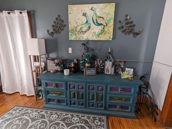 Peacock Themed Room My Mom Designed