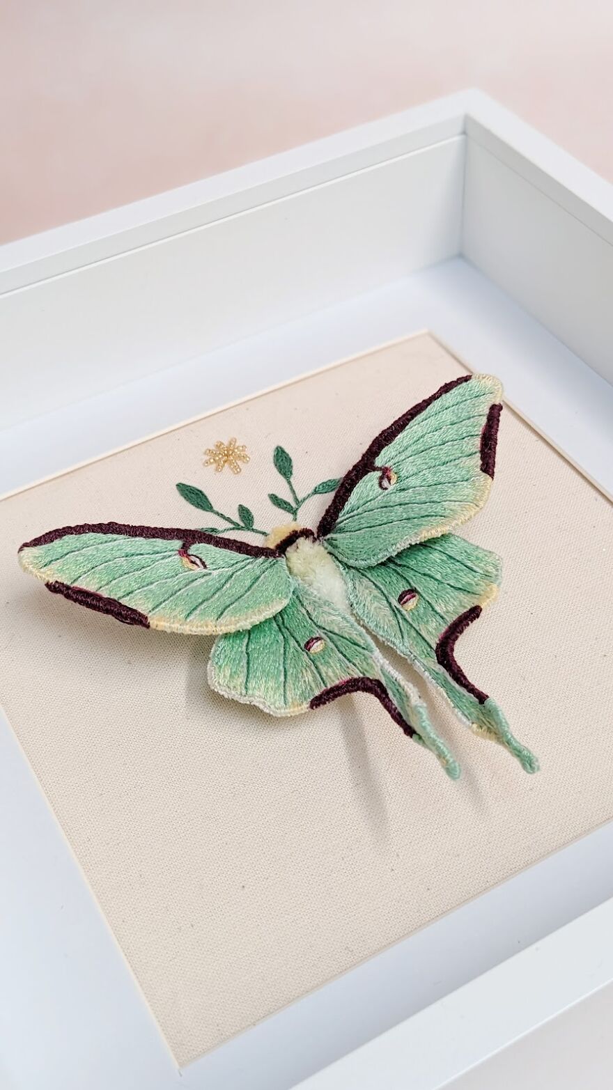 Realistic 3D Butterflies Made From Thread And Wire