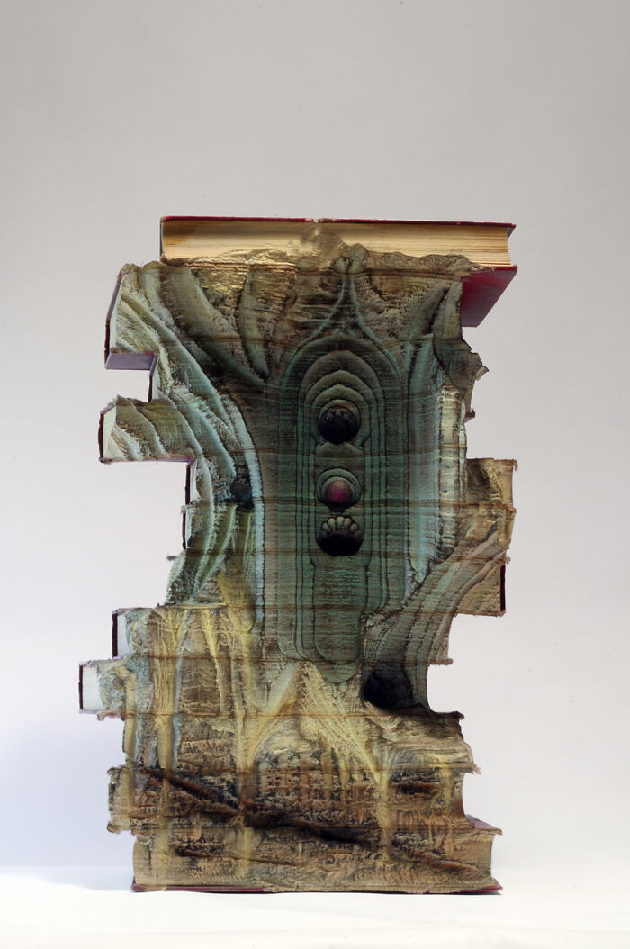 Carved Book Landscapes By Guy Laramee