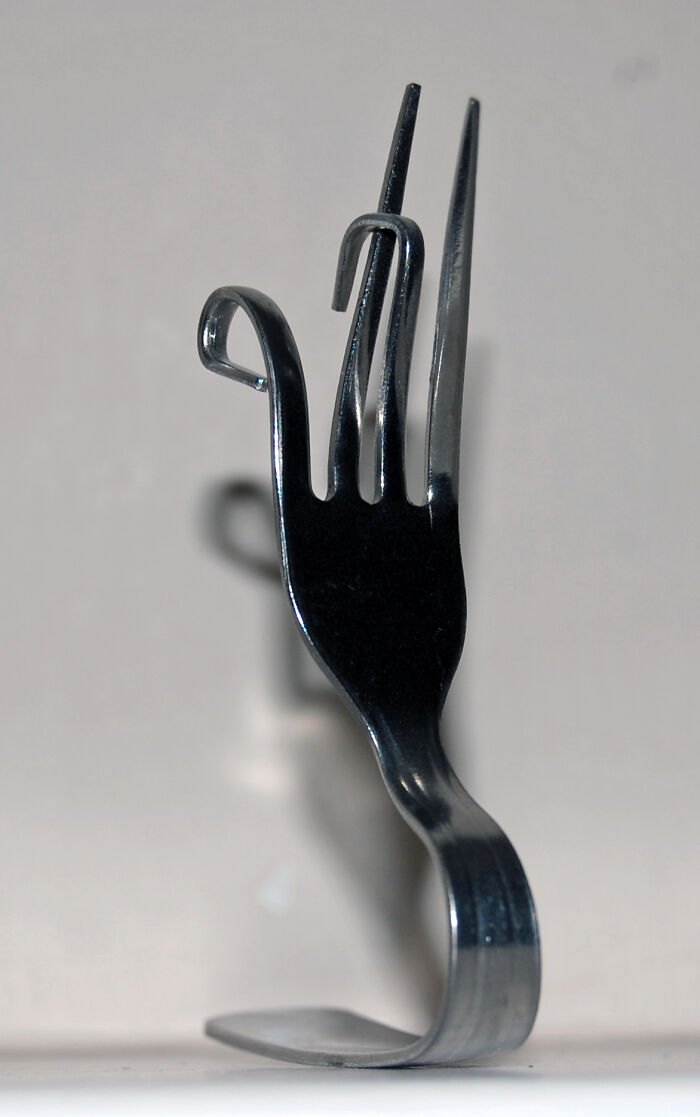 Bended fork 