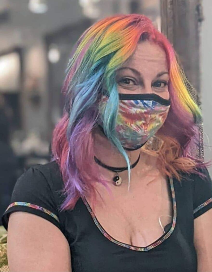 I Usually Go Galaxy, But Tied Out Rainbow Last Time. I Think It Turned Out Well