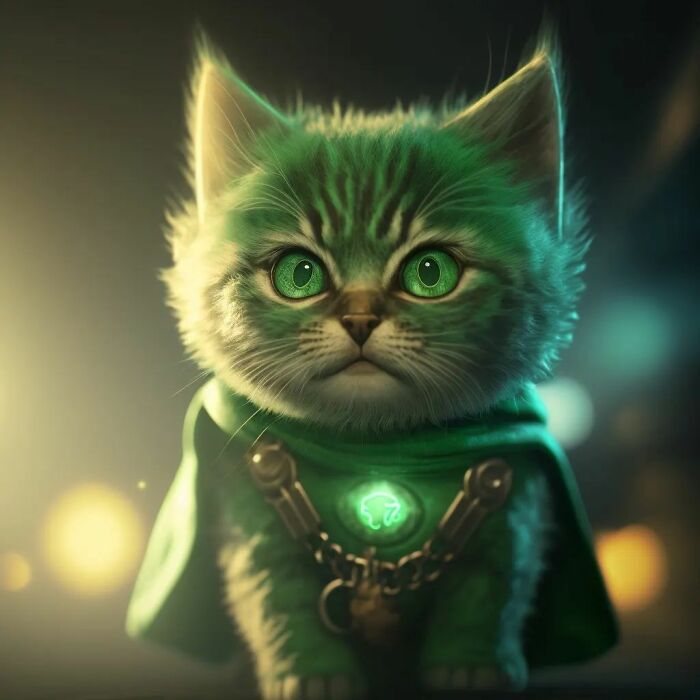 Green Lantern Kitty