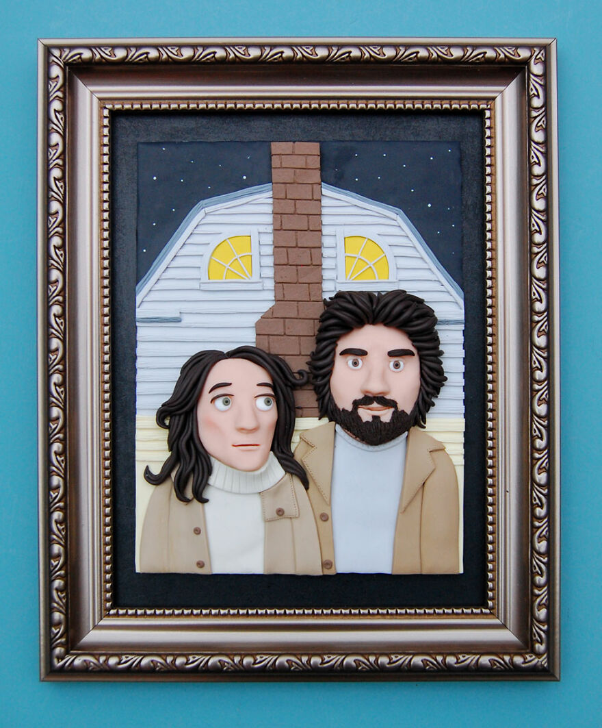 I Am A Clay Artist And Illustrator And I Make 'Paintings' Inspired By Movies I Love (16 Pics) I Am A Clay Artist And Illustrator And I Make 'Paintings' Inspired By Movies I Love (16 Pics)