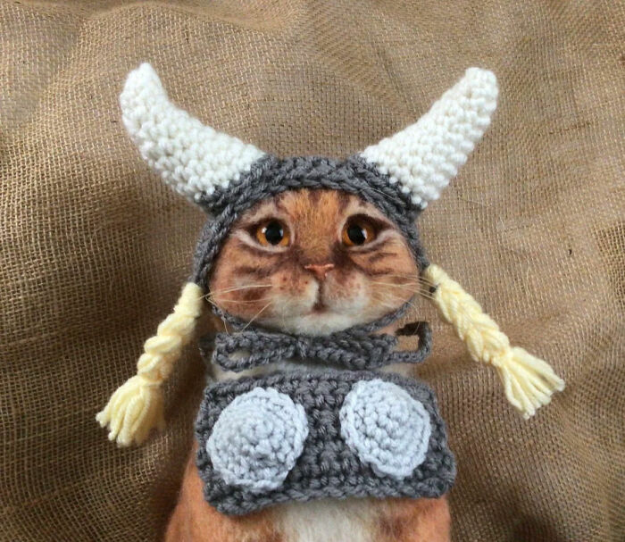 Cat Hats For Every Occasion: This Artist Crochets Funky Hats For