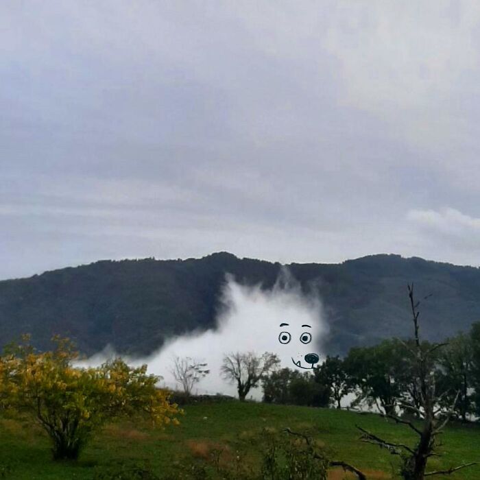 This Artist Reimagines Clouds As Characters By Drawing Shapes Onto Them