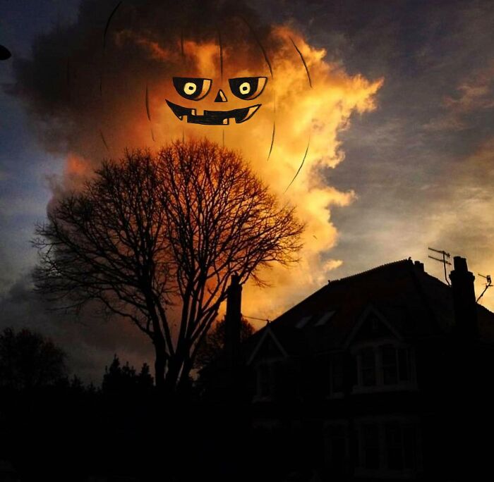 This Artist Reimagines Clouds As Characters By Drawing Shapes Onto Them