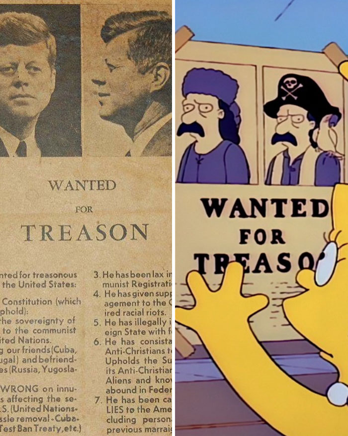 Infamous Handbill Circulated On November 21, 1963 In Dallas, Texas, One Day Before John F. Kennedy Visited The City And Was Assassinated