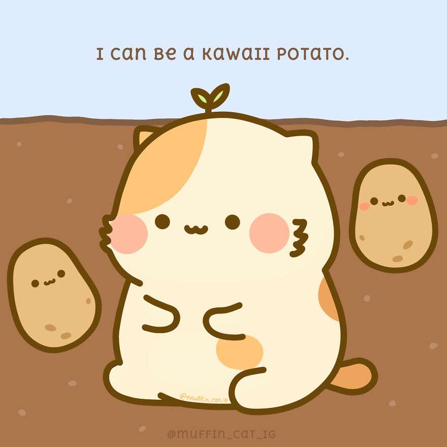 Muffin Is A Kawaii Potato