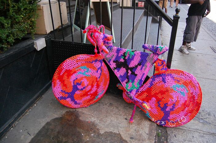 Knitted bicycle 