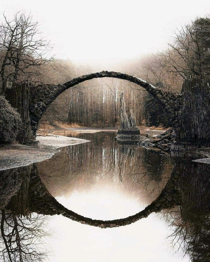The Devil's Bridge Kromlau Germany