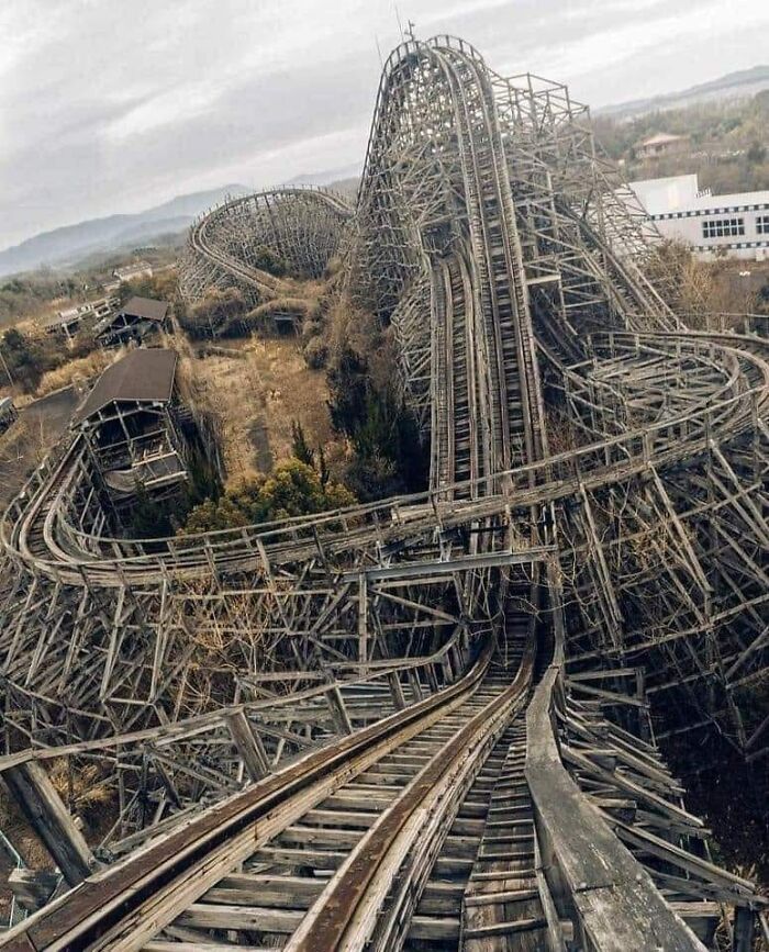 The Abandoned Wooden Rollercoaster Known As "The Lost Thrills"