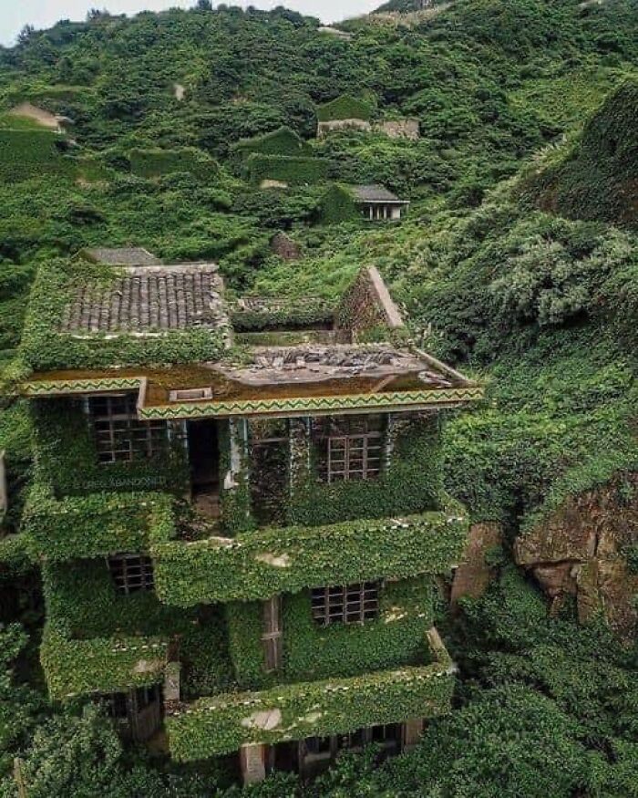 Abandoned Village Overtaken By Nature