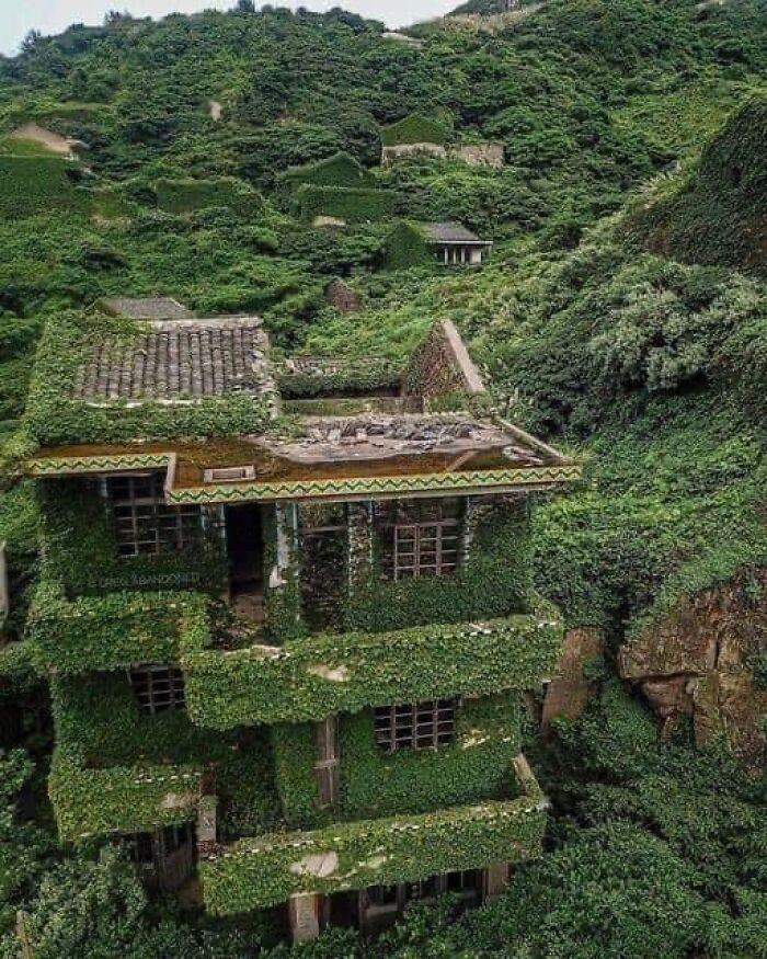 Abandoned Village Overtaken By Nature