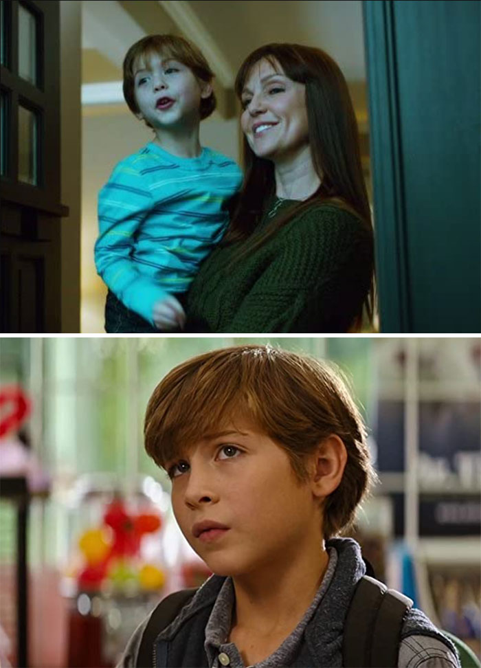 Jacob Tremblay In An Episode Of "Motive" (2013) At 7 Years Old And At 13 In "Good Boys" (2019)