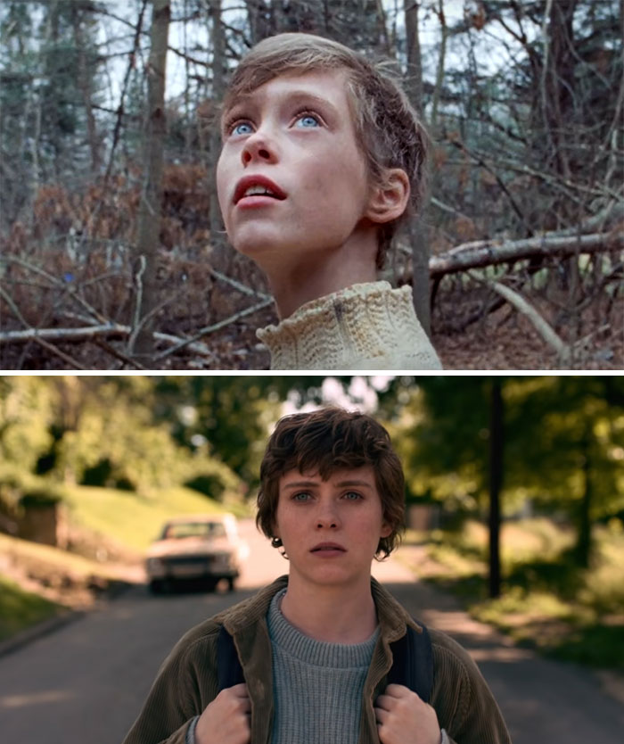 Sophia Lillis In "The Lipstick Stain" (2013) At 11 Years Old And At 18 In TV Series "I Am Not Okay With This" (2020)