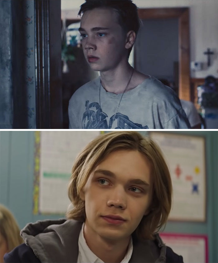 Charlie Plummer In "King Jack" (2015) At 16 Years Old And At 21 In "Words On Bathroom Walls" (2020)
