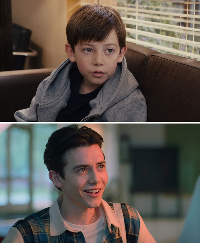 Griffin Gluck In "Just Go With It" (2011) At 11 Years Old And At 22 In "Tall Girl 2" (2022)