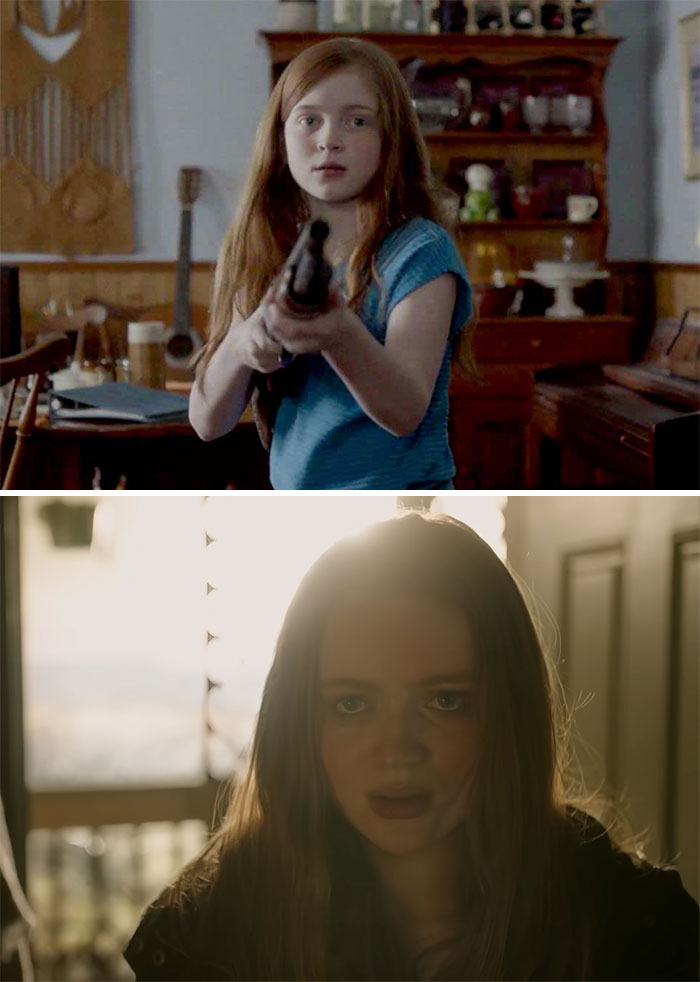 Sadie Sink In An Episode Of "The Americans" (2013) At 11 Years Old And At 20 In "The Whale" (2022)