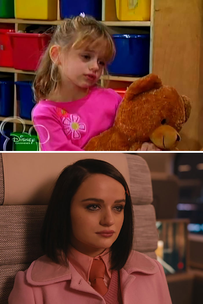 Joey King In An Episode Of The Suite Life Of Zack & Cody (2006) At 7 Years Old And At 23 In "Bullet Train" (2022)