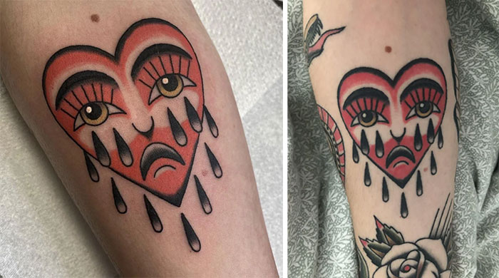 One Year Apart - Traditional Crying Heart