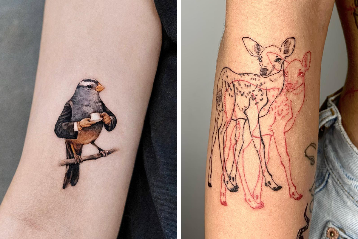 85 Animal Tattoos That Could Snap Some Creative Ideas Into Your Head |  Bored Panda