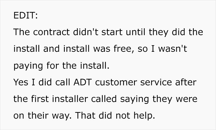 “The Doors Are Locked And Nobody Is Answering”: Person Shows Alarm Company What Happens When They Don’t Listen To Their Customers