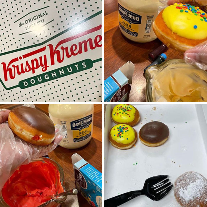 Happy April Fools. Coworkers Ate 8 Mayo Donuts, And No One Said Anything Yet