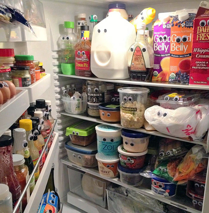 Our Fridge On April 1st. It's Watching You
