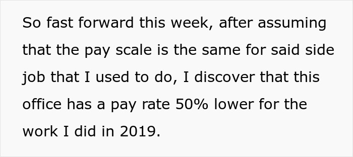 Company Tries To Gaslight This Person About Their 50% Wage Cut, They Don’t Waste A Second And Quit Company Tries To Gaslight This Person About Their 50% Wage Cut, They Don’t Waste A Second And Quit