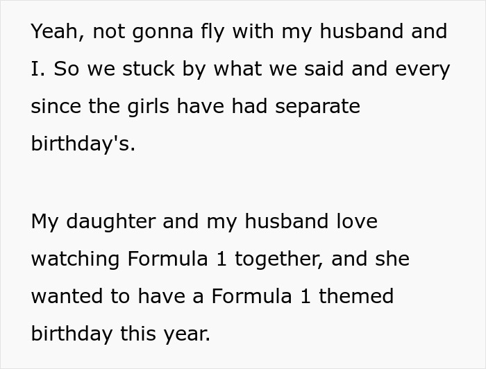 Mom Decides To Throw Her Daughter A Separate Birthday And Not Have A Double Party With Her Niece, Drama Ensues