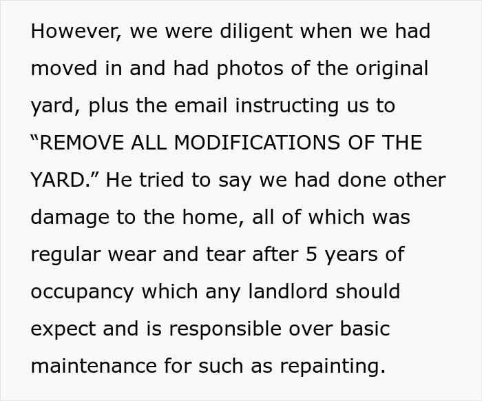 New Landlord Demands Tenants Restore The Garden To Its Original State, Loses It When He Sees It's Now Just A Patch Of Dirt New Landlord Demands Tenants Restore The Garden To Its Original State, Loses It When He Sees It's Now Just A Patch Of Dirt