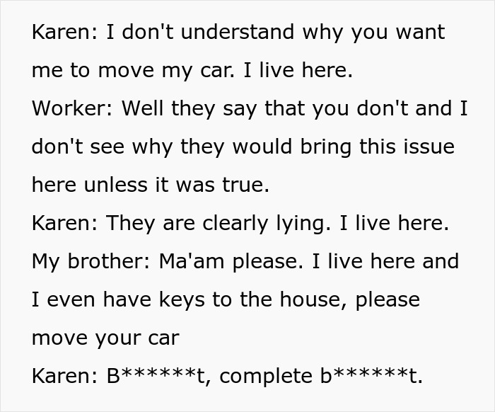 “I Live Here”: Karen Claims That The House Is Hers After Parking Her Car In A Family’s Driveway “I Live Here”: Karen Claims That The House Is Hers After Parking Her Car In A Family’s Driveway