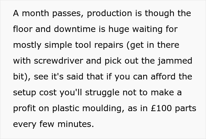 Management Criticizes Worker For Taking “Longer Breaks” Although He Works Through His Usual Ones, Is Surprised When Equipment Starts Breaking Management Criticizes Worker For Taking “Longer Breaks” Although He Works Through His Usual Ones, Is Surprised When Equipment Starts Breaking