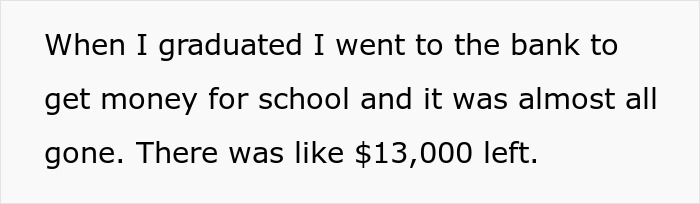 Family Are Furious With Daughter After She Sues Them For Stealing Her College Fund So Their Son Could Have A Grand Wedding Family Are Furious With Daughter After She Sues Them For Stealing Her College Fund So Their Son Could Have A Grand Wedding