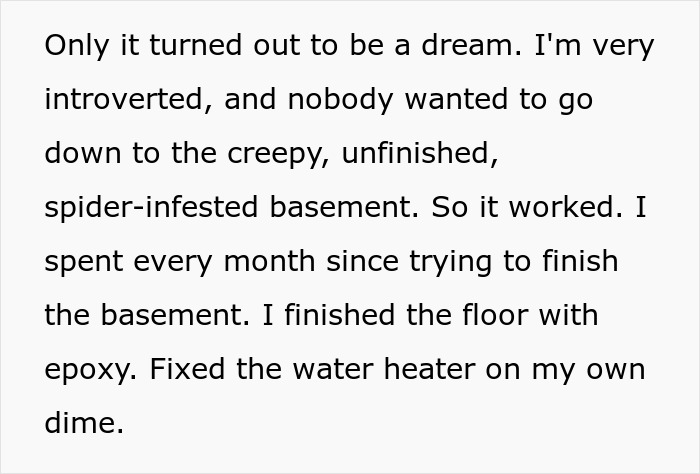 Mom Takes The Whole 2nd Floor For Her And Her 3 Kids, Leaves Sister With Horrible Basement, Drama Ensues When She Fixes It Up And Makes It Really Nice Mom Takes The Whole 2nd Floor For Her And Her 3 Kids, Leaves Sister With Horrible Basement, Drama Ensues When She Fixes It Up And Makes It Really Nice