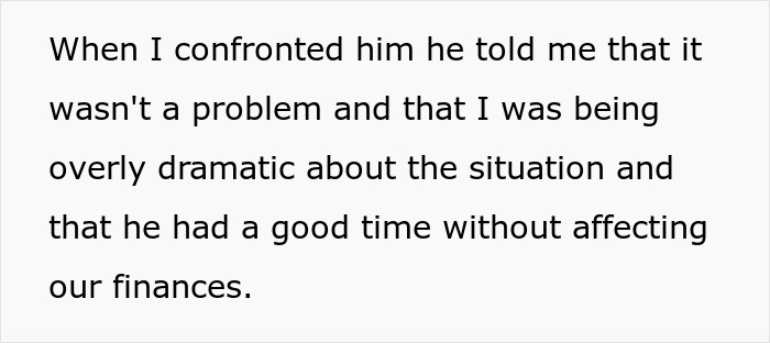 Husband Blows $3,000 At A Friend’s Bachelor Party, Doesn’t See Any Issue With It When Wife Brings It Up Husband Blows $3,000 At A Friend’s Bachelor Party, Doesn’t See Any Issue With It When Wife Brings It Up