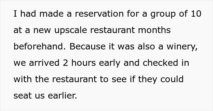 A restaurant that turned down a woman's reservation months in advance has perfected a complete master plan for minor revenge.
